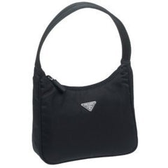 Prada Women's Nylon Square Hobo, Nero